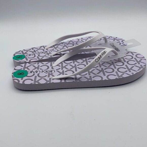 Calvin Klein Flip Flops Size 8 - Picture 2 of 2
